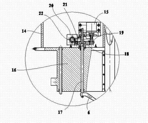 Narrow-gap welding nose with tilt angle device