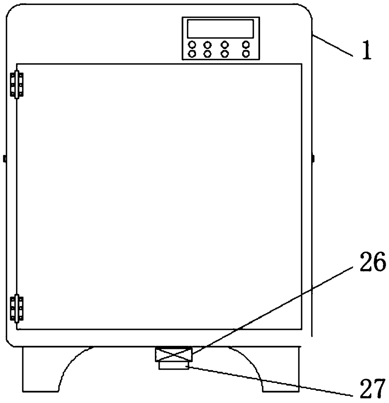 Rolling-type grape stem removal device