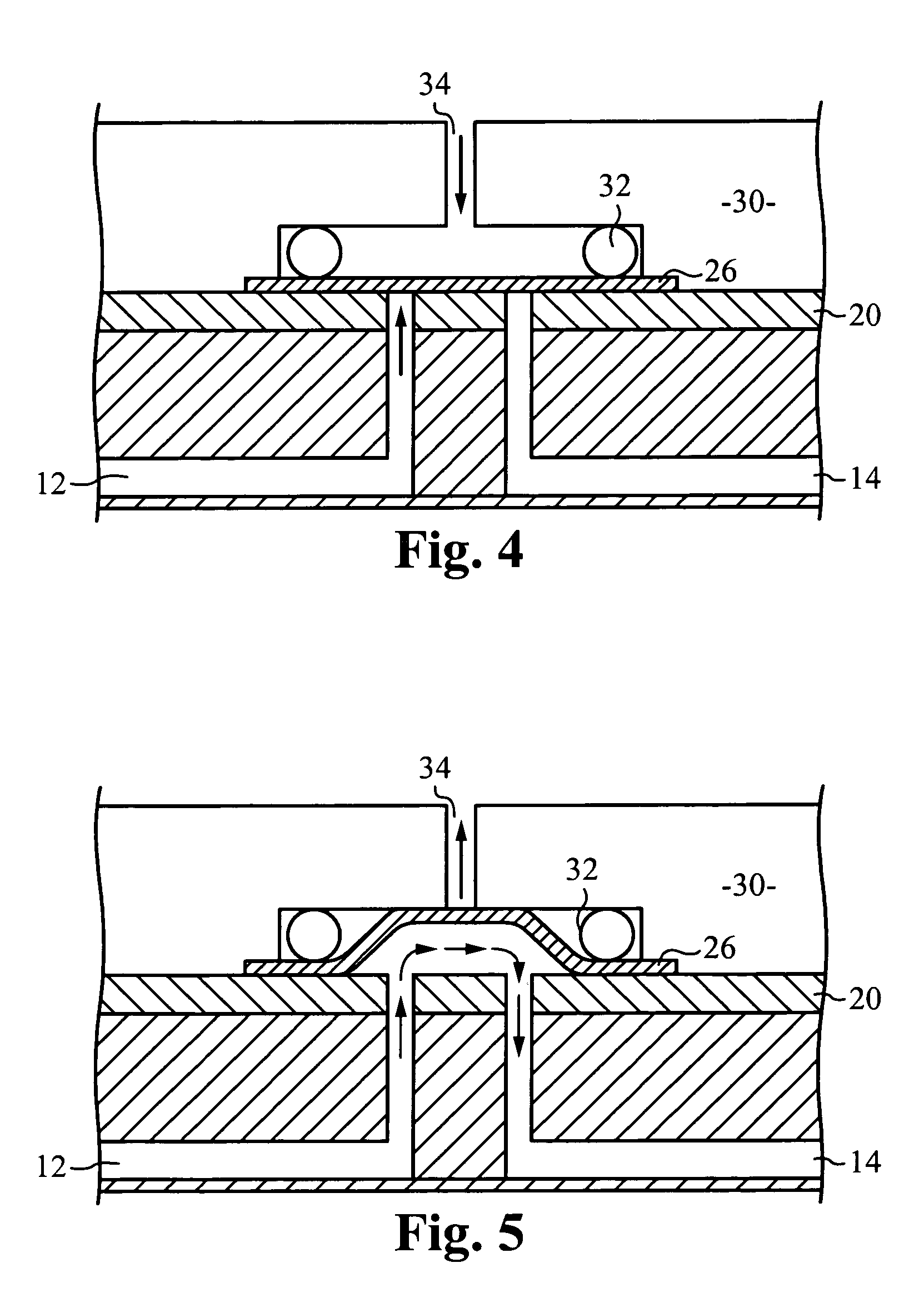 Microfluidic valve mechanism