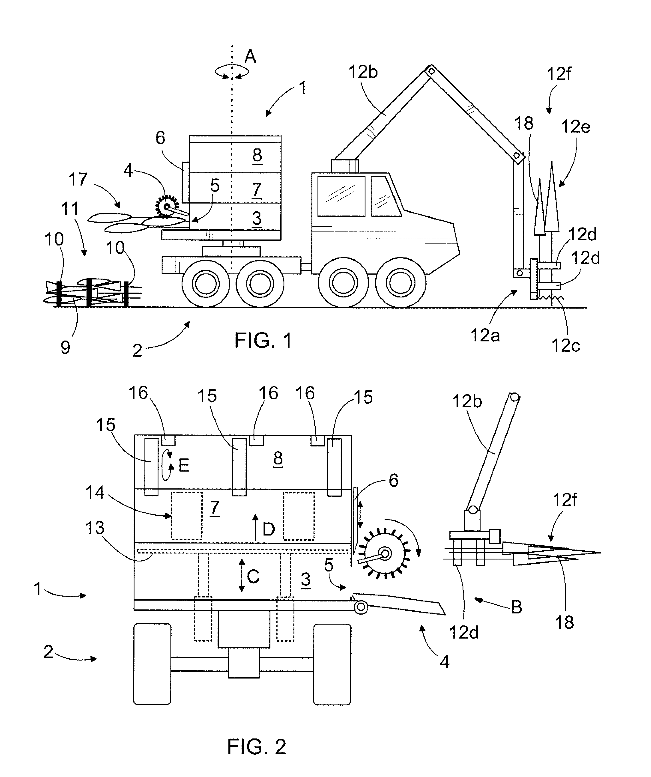 Method and arrangement for harvesting