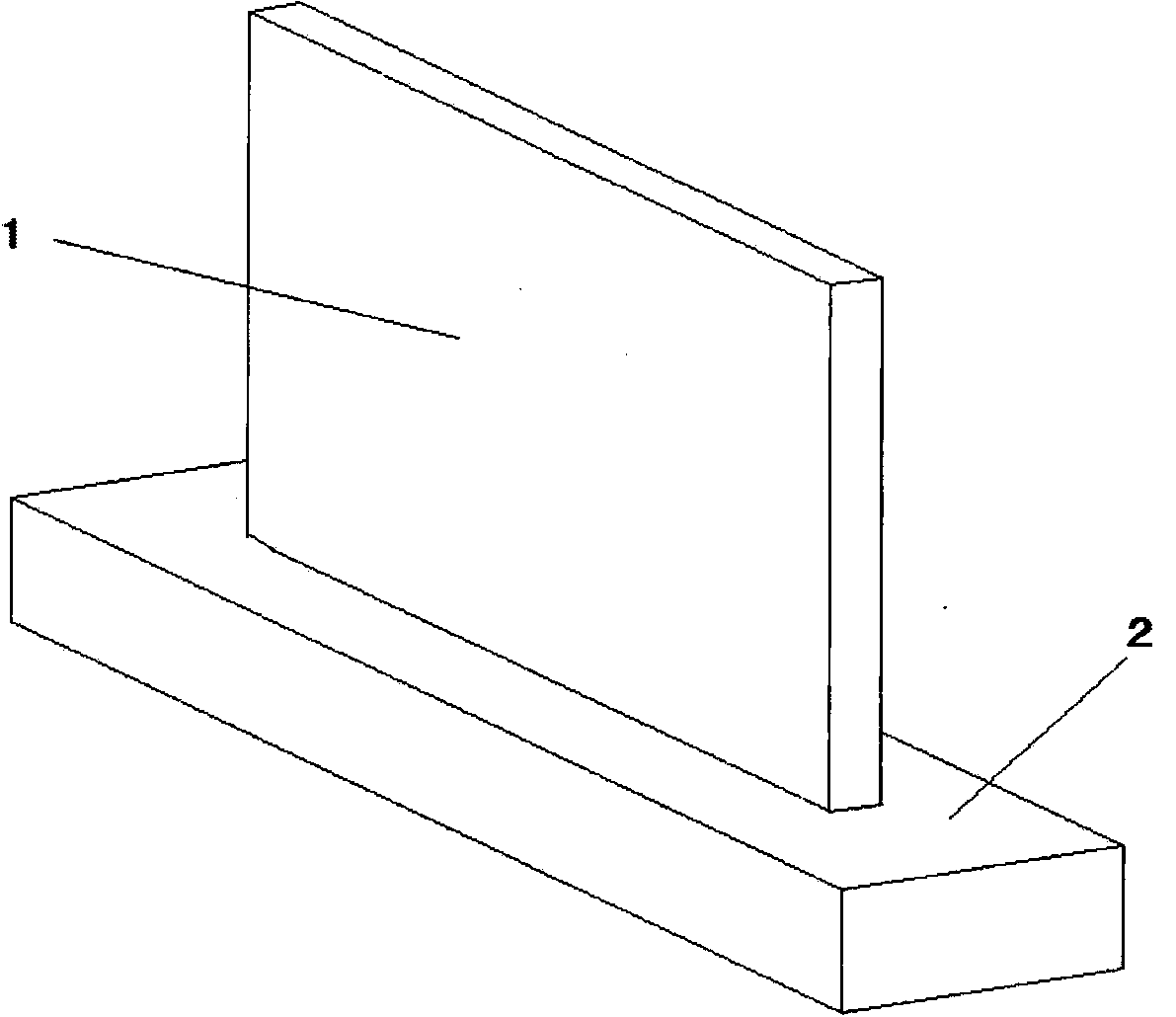 Concrete explosion-proof wall with embedded steel framework