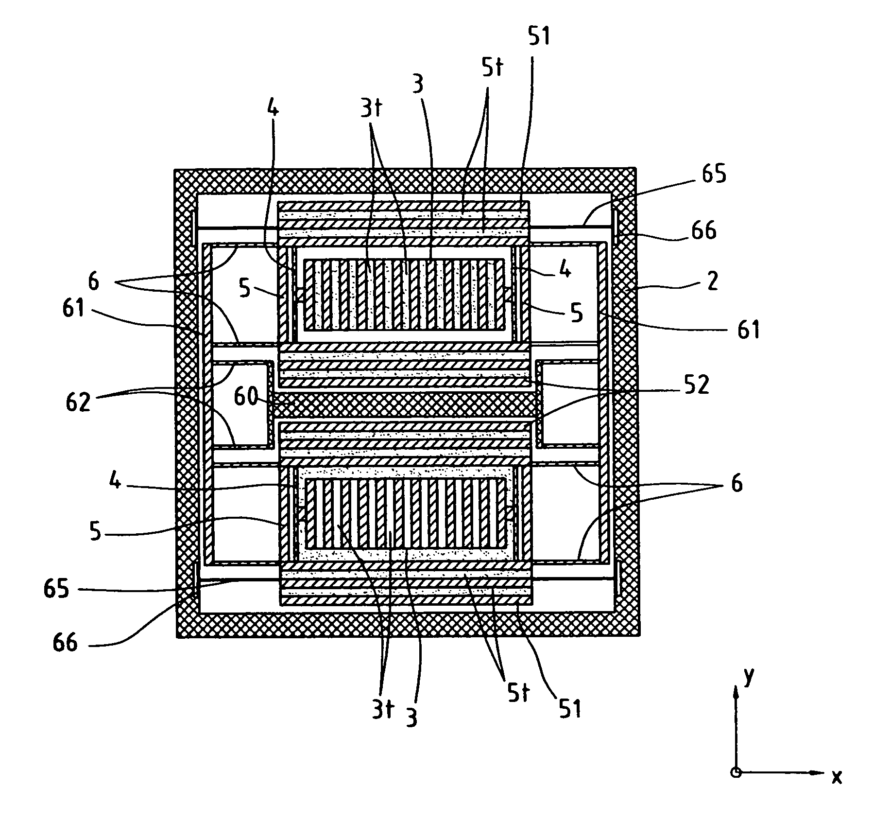 Planar 3-axis intertial measurement unit