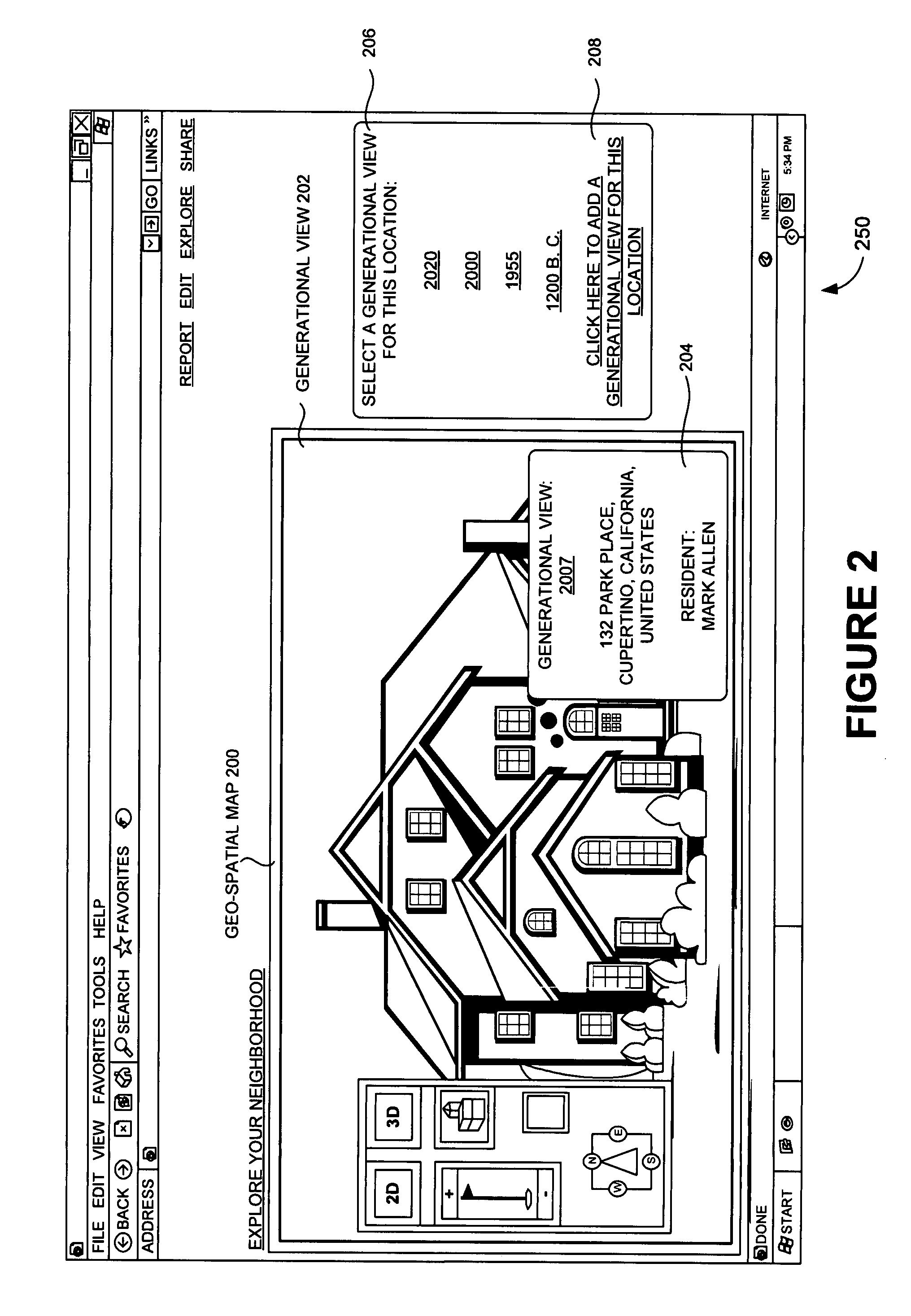 Generational views in a geo-spatial environment