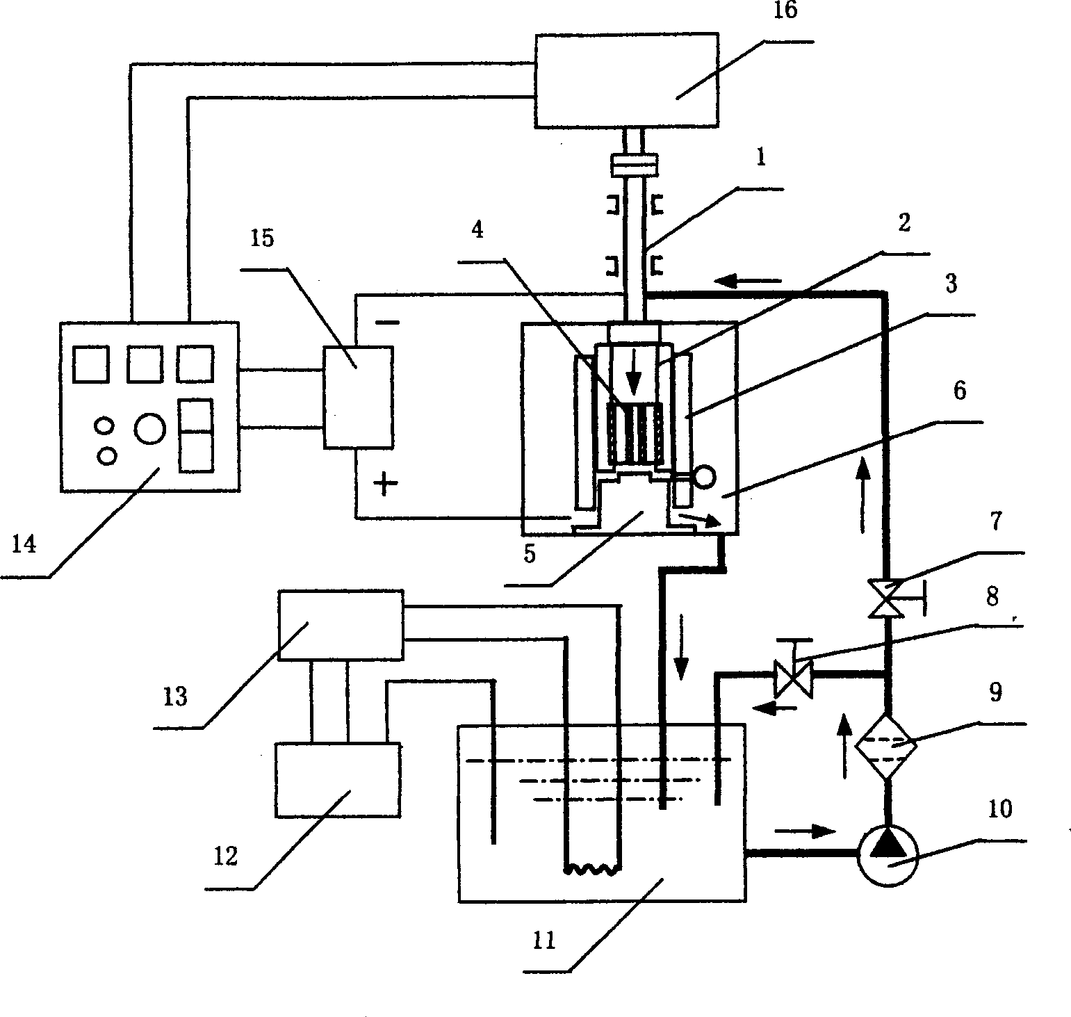 Technique for electrolysis processing fine slits and its devices