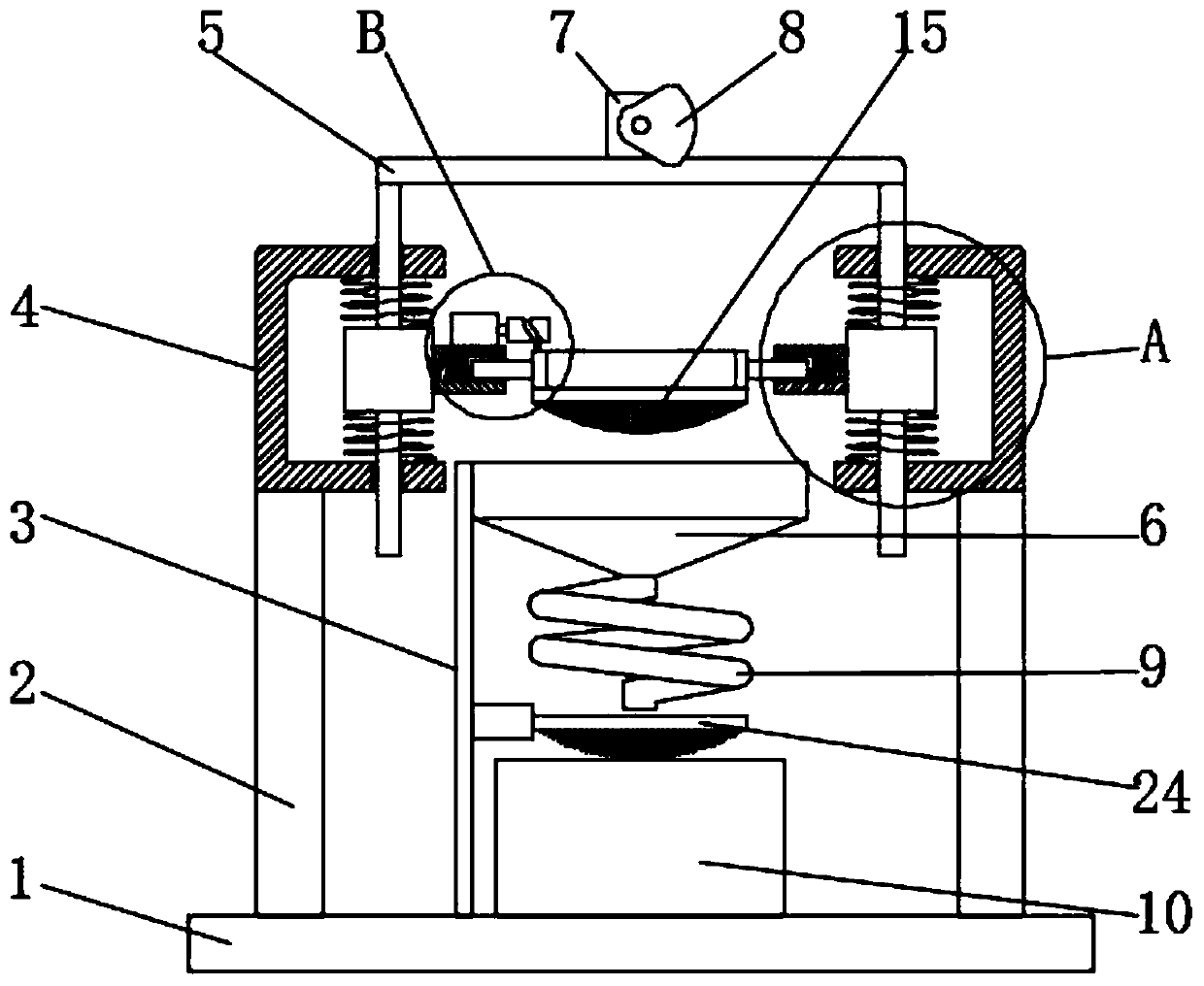 Tumor cell mass separation and filtration device and use method thereof