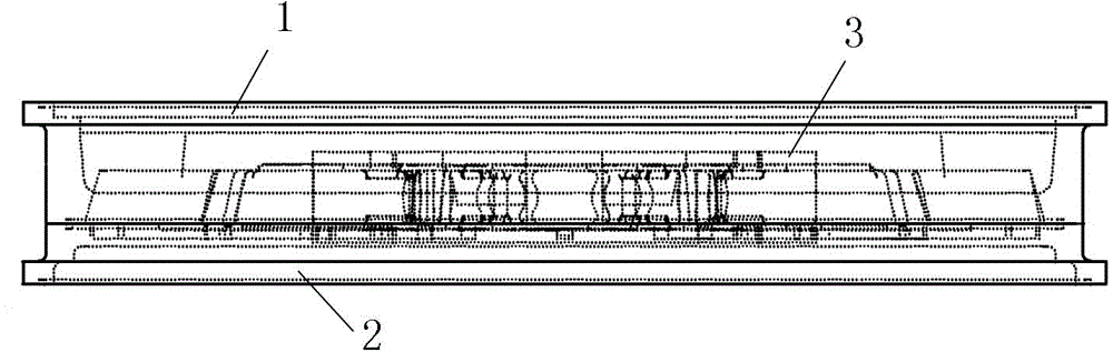 Lost foam casting die and method for braking disc