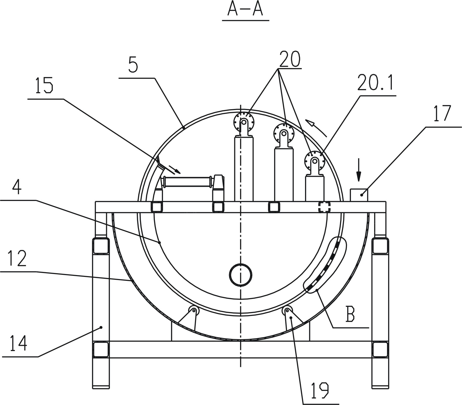 Built-in magnetic separation filter pressing dehydrator