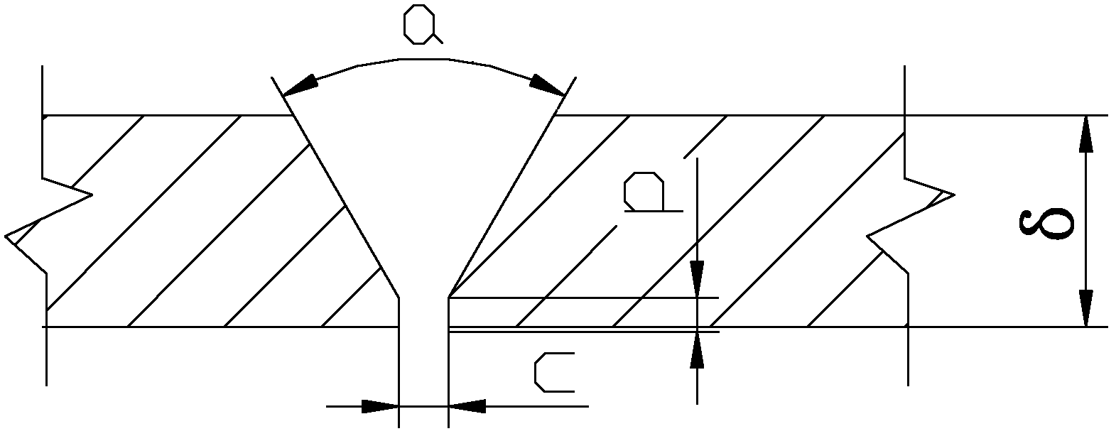 Thick-wall chromium-molybdenum steel pipeline submerged arc welding technology