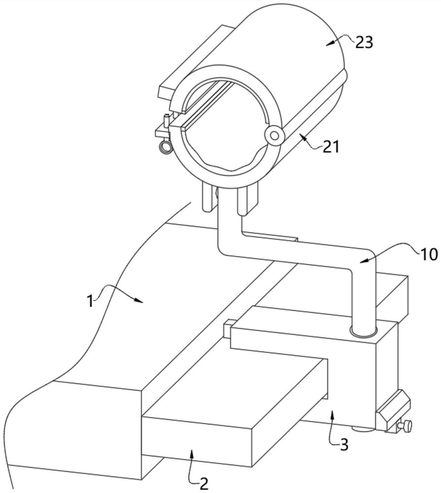 External fixing frame for postoperative care of bone traumatology department