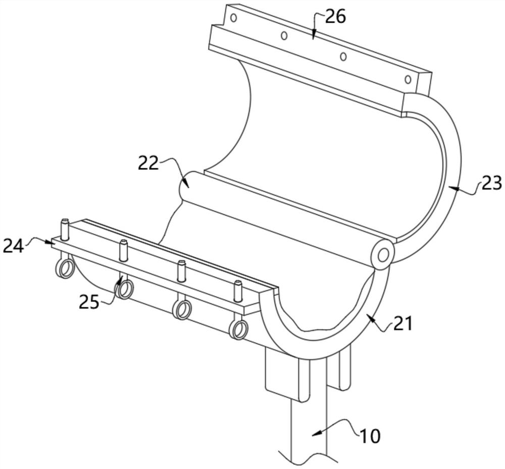 External fixing frame for postoperative care of bone traumatology department