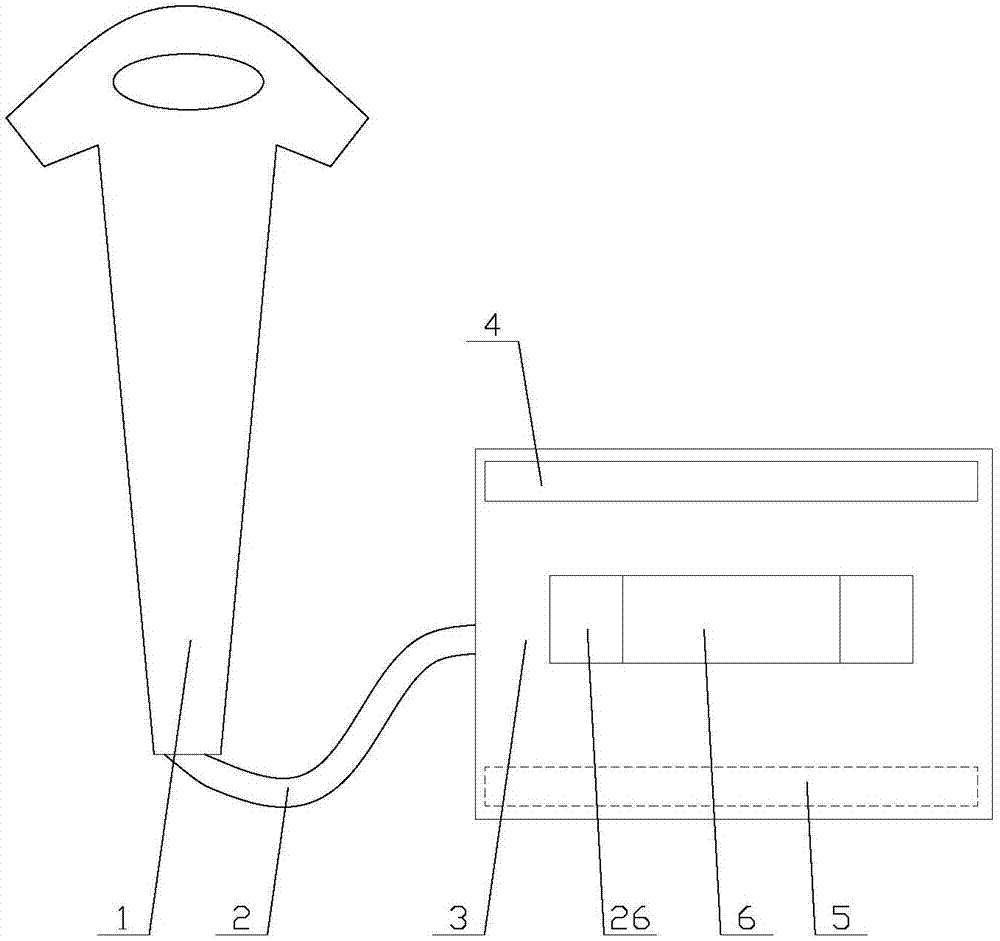 Intelligent VR handle with protection function and high safety factor