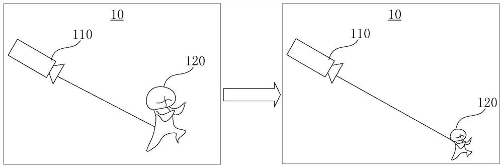 Virtual lens control method and device, storage medium and electronic equipment