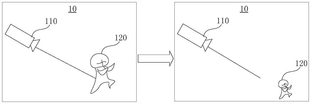 Virtual lens control method and device, storage medium and electronic equipment