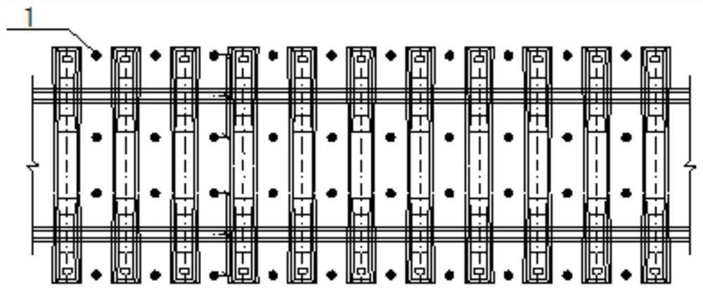 Method for preventing freezing damage of existing railroad bed