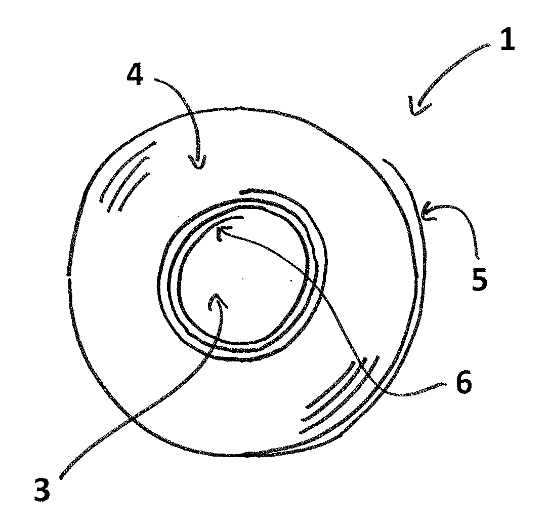 Coreless roll of absorbent sheet and method for manufacturing the same