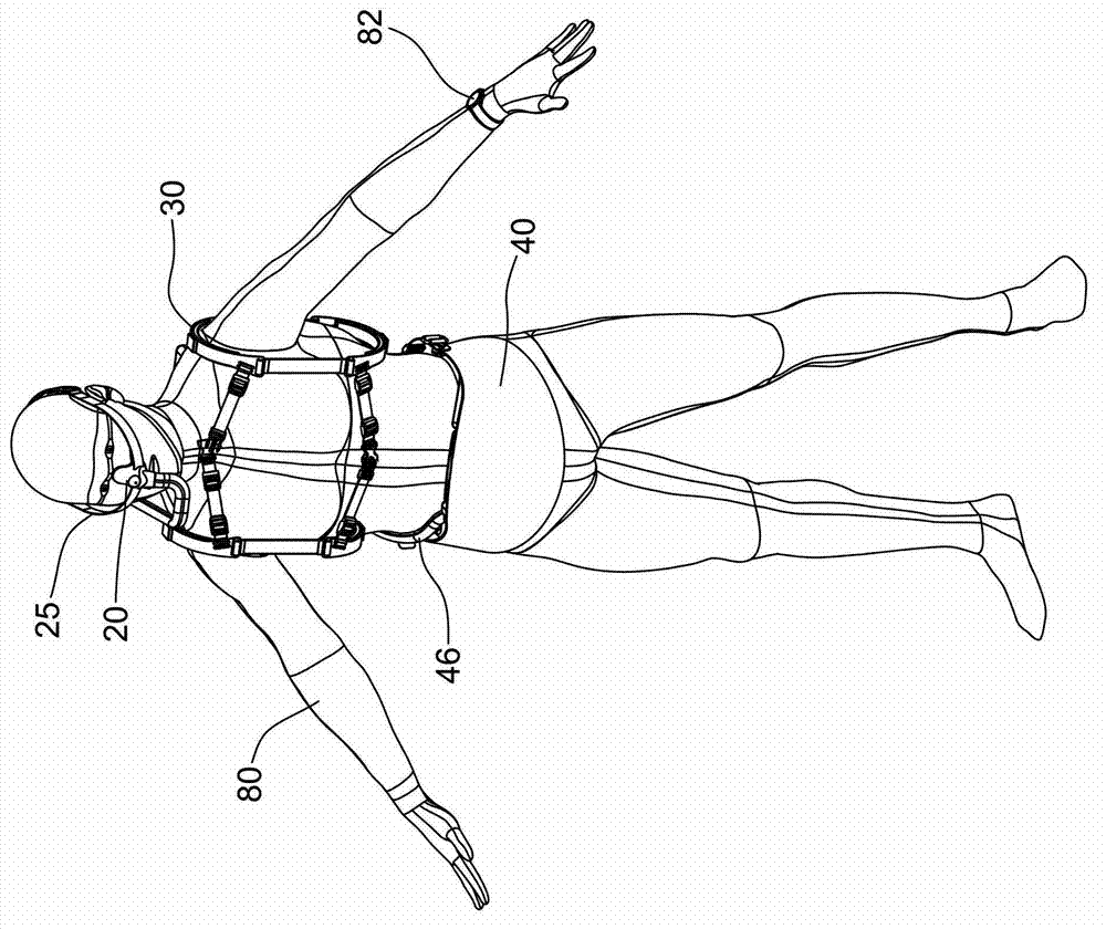 Abdominal respiration training device