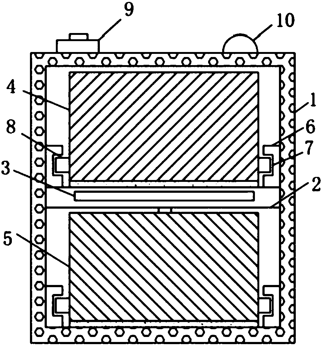 Information system-based weak current management device