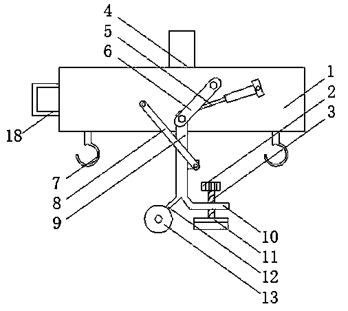 Lifting device used for wind power equipment