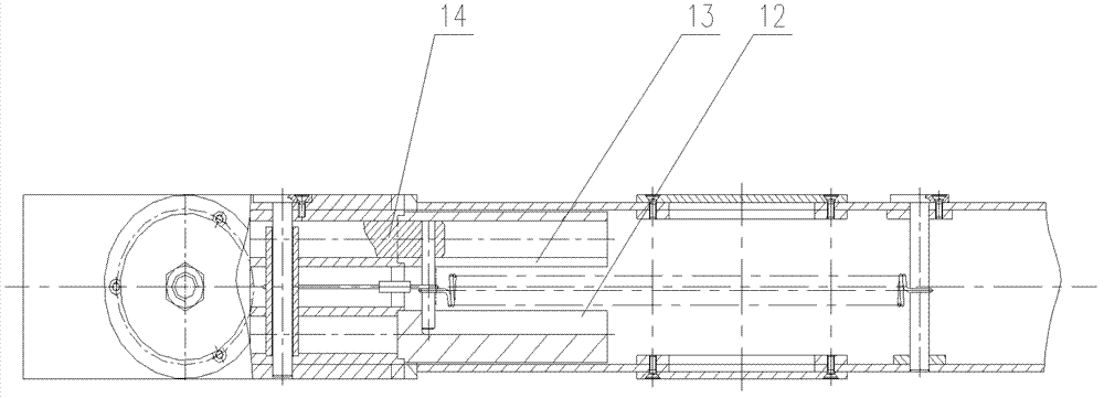 Mechanical locking and deblocking device