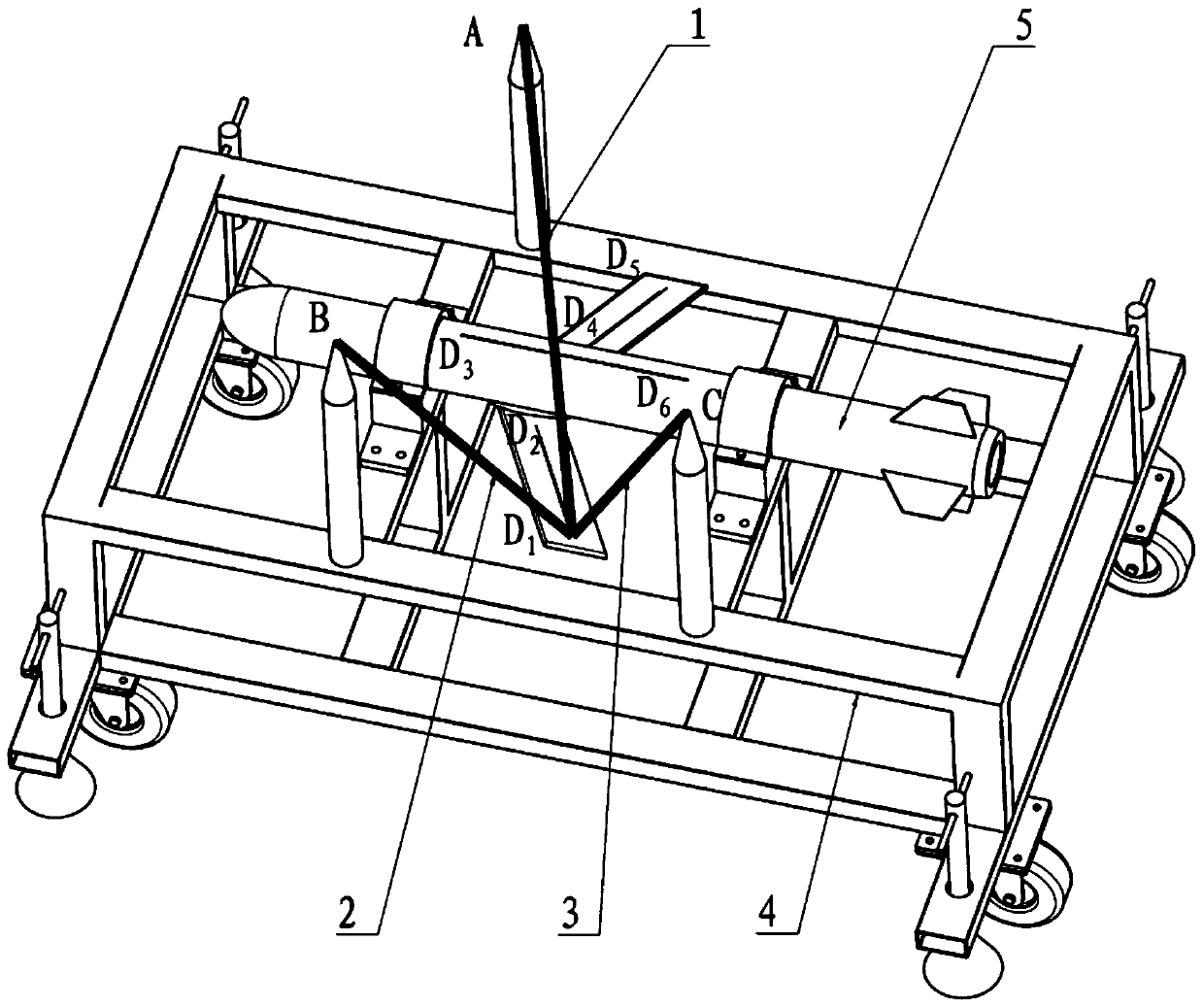 A Simple Method for Measuring the Sweep Angle of the Wing