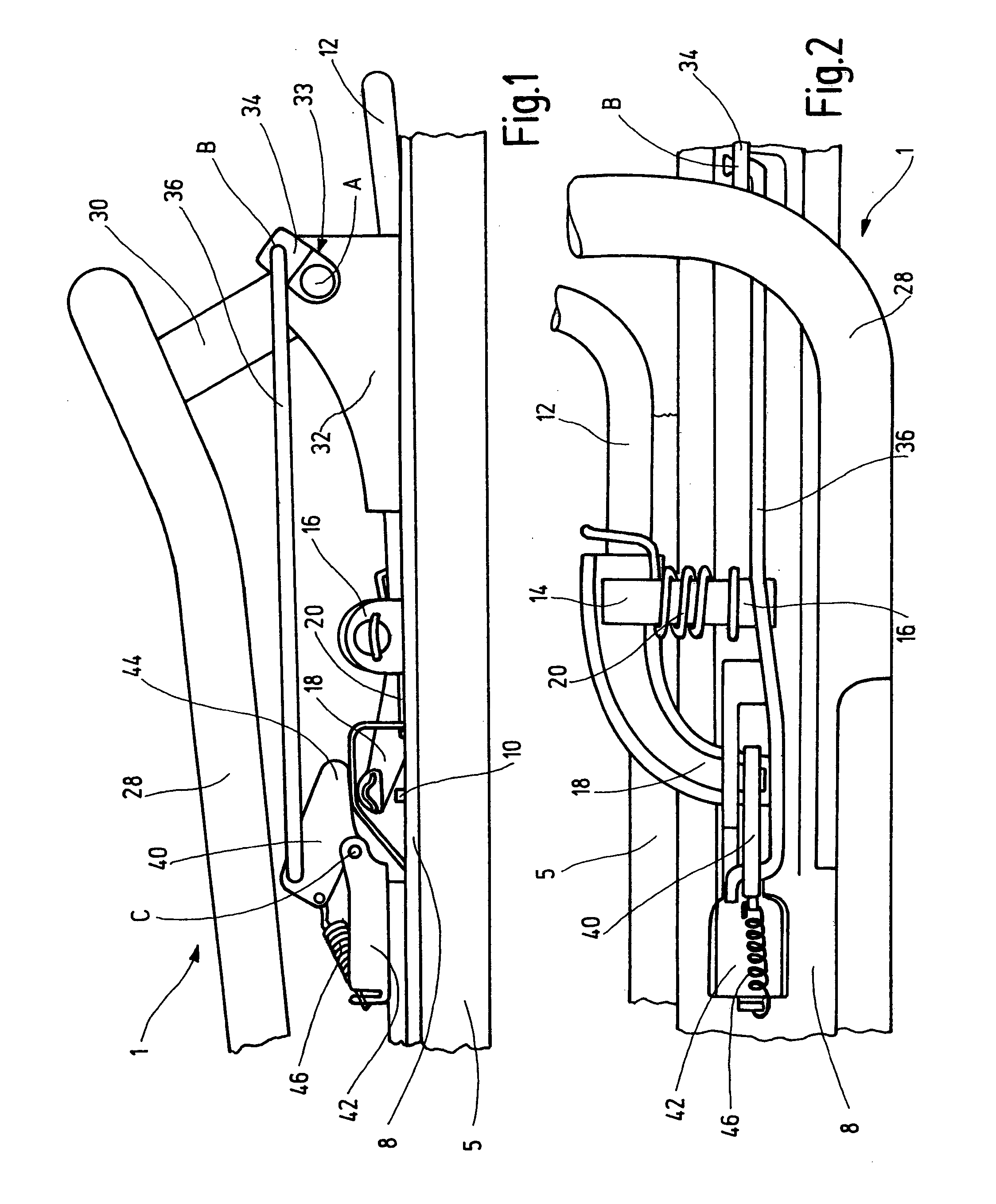 Vehicle seat with floor position