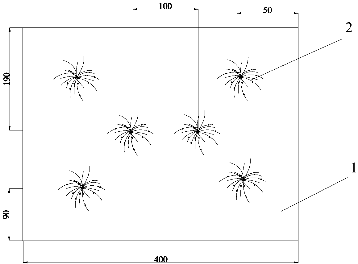 Method for repairing organic substance polluted water body by using typha minima