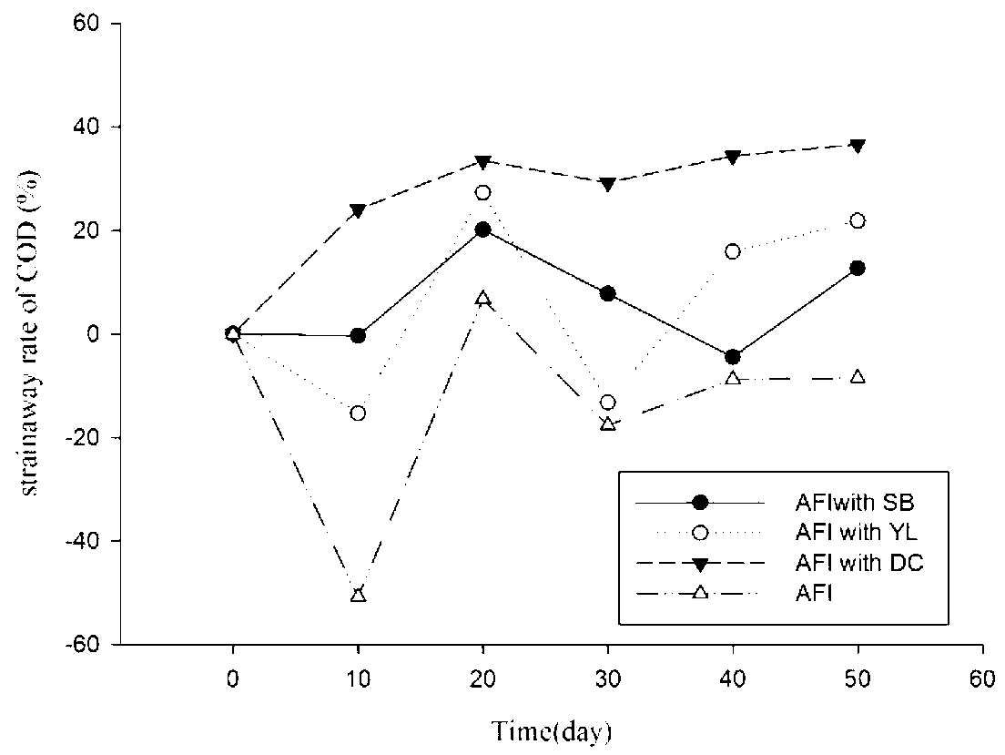 Method for repairing organic substance polluted water body by using typha minima