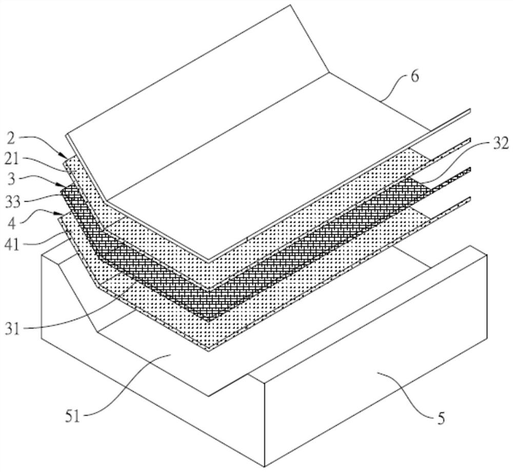 Composite material structure and preparation method thereof