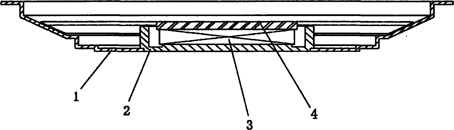 Thin type speaker magnetic circuit