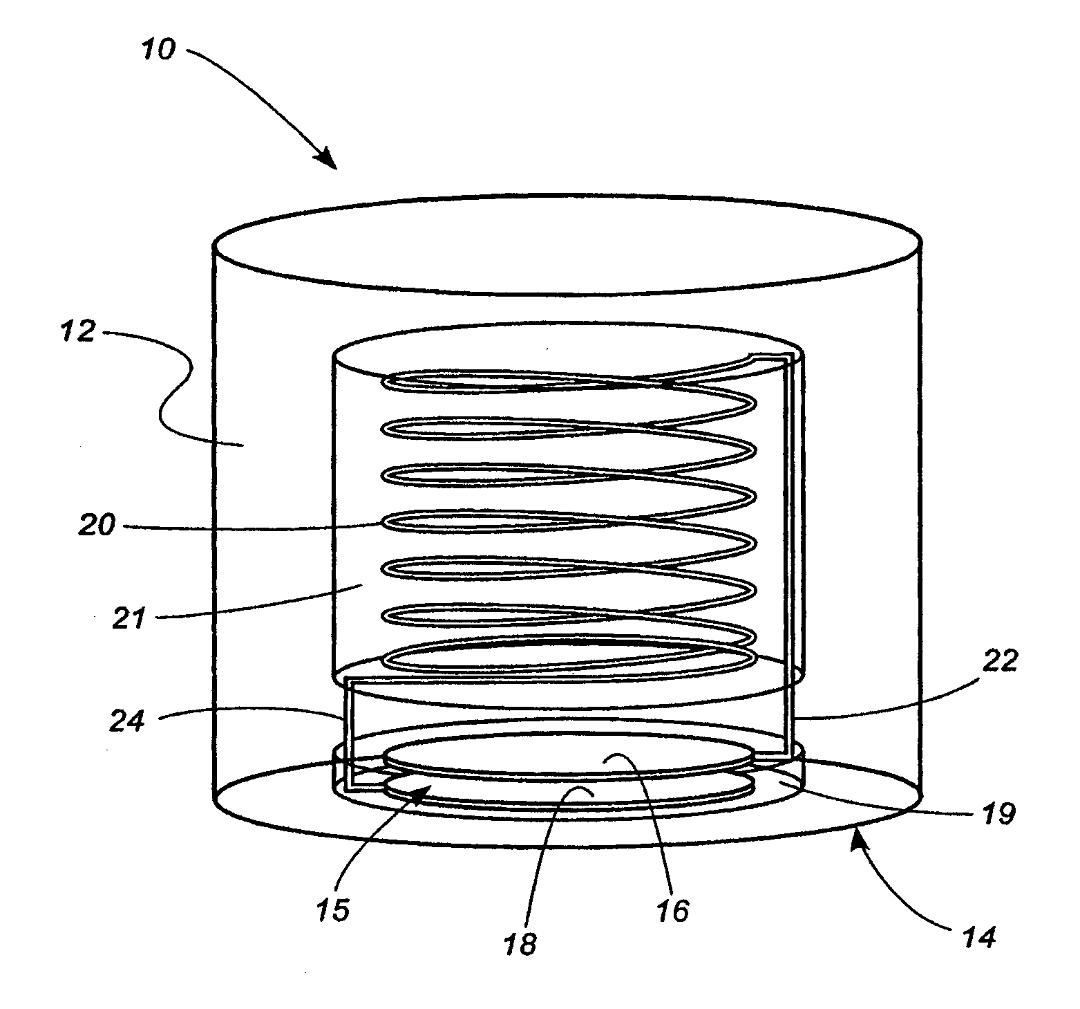 Method of manufacturing implantable wireless sensor for in vivo pressure measurement