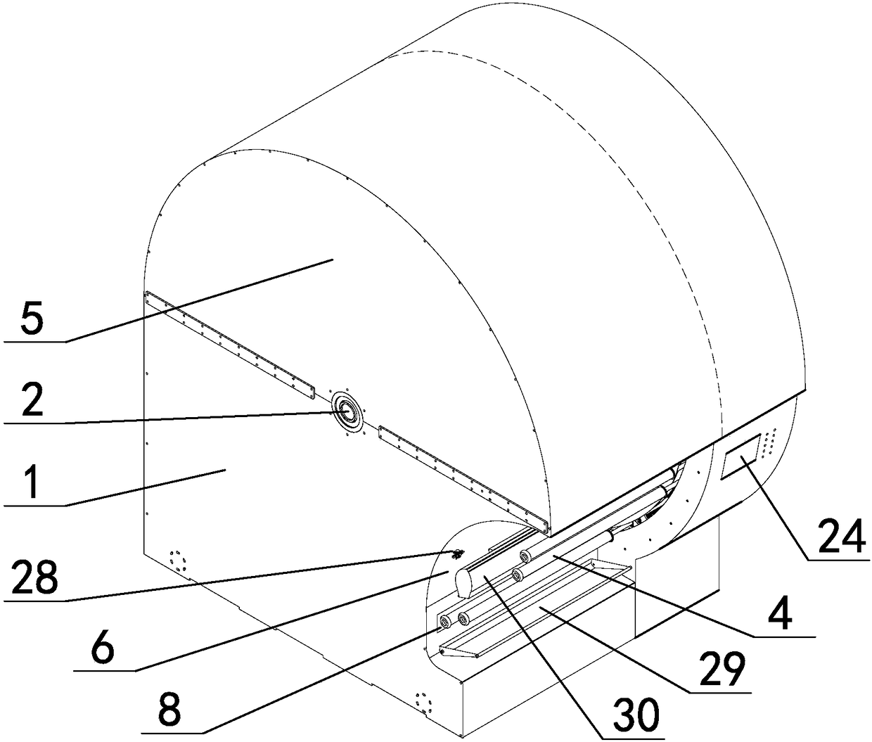 Seamless small tubular fabric setting machine and setting method thereof