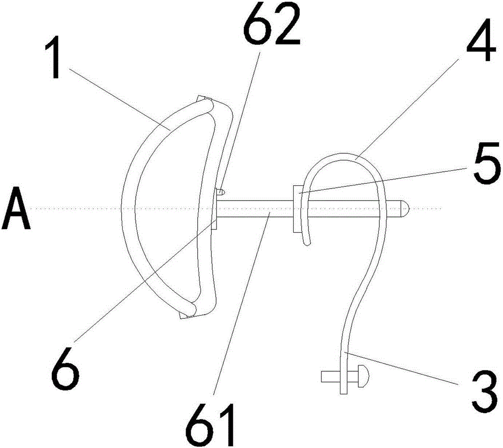 Rotatable headrest connection structure