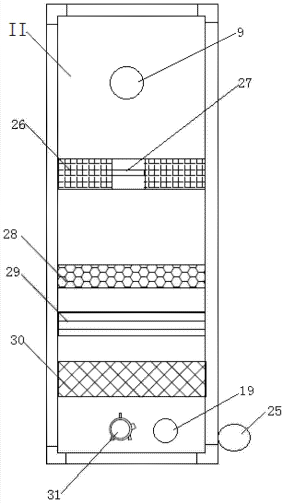 A combined air purification system and method for a duty room in an extra-long highway tunnel