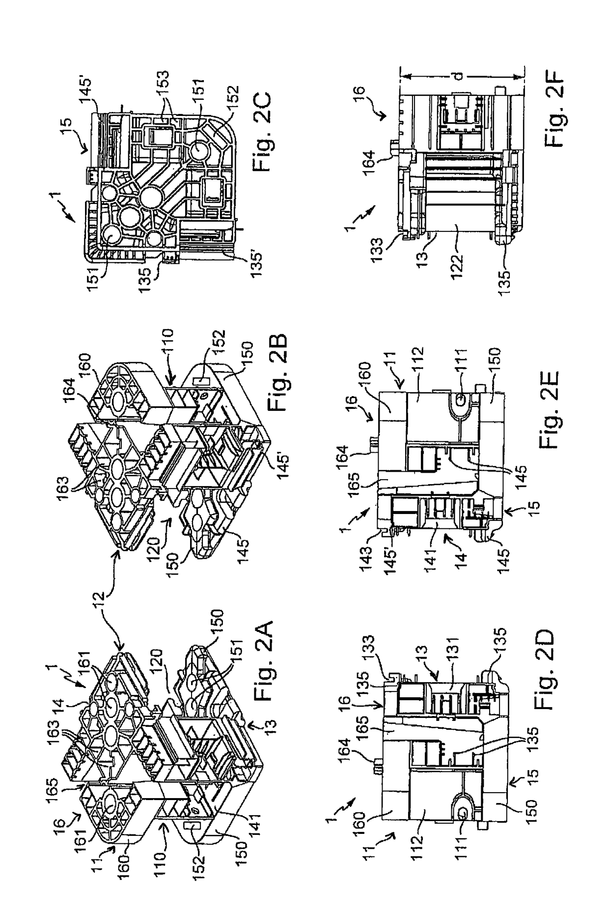 Mounting frame for a switchgear cabinet or a rack