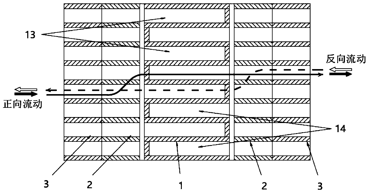 High-power diesel engine pollutant discharge countercurrent catalytic conversion cooperative treatment device with sulfur catchers