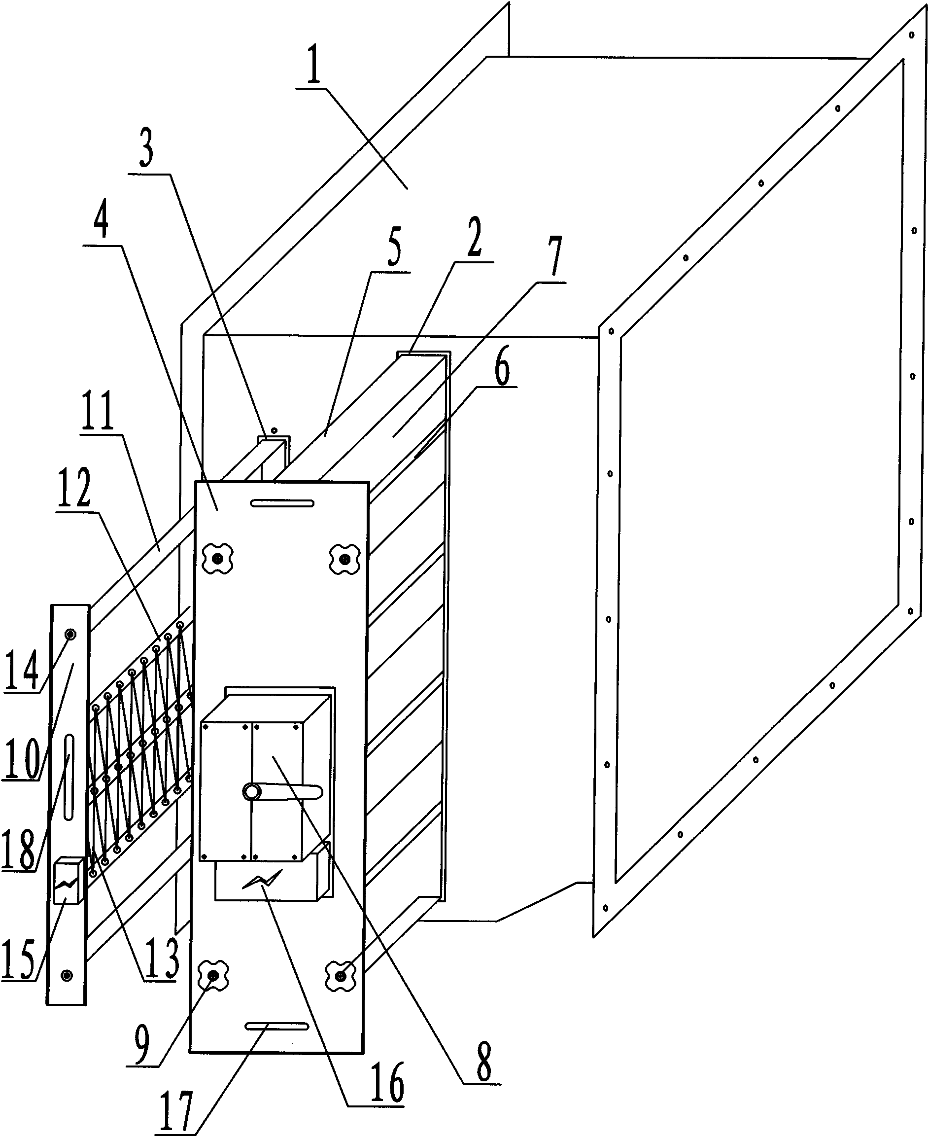 Fireproof valve for oil smoke pipeline of setting machine