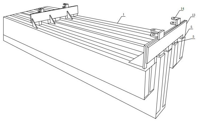 Tunnel water cable trench inner film shrinkage formwork, trolley and construction method of tunnel hydroelectric cable trench inner film shrinkage formwork