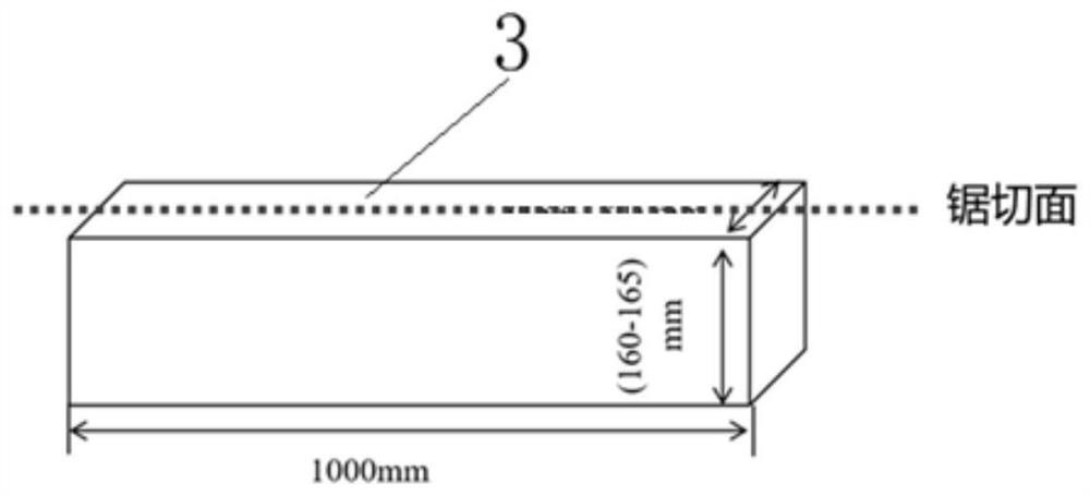 Method for rapidly detecting solidification tail end position of continuous casting billet