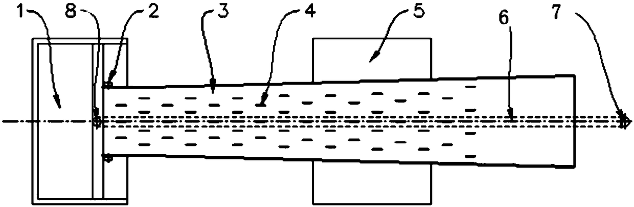 Floating garbage automatic collection system for coastal gentle slope