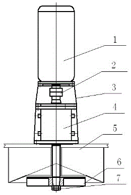 Split type thermal treatment furnace draught fan