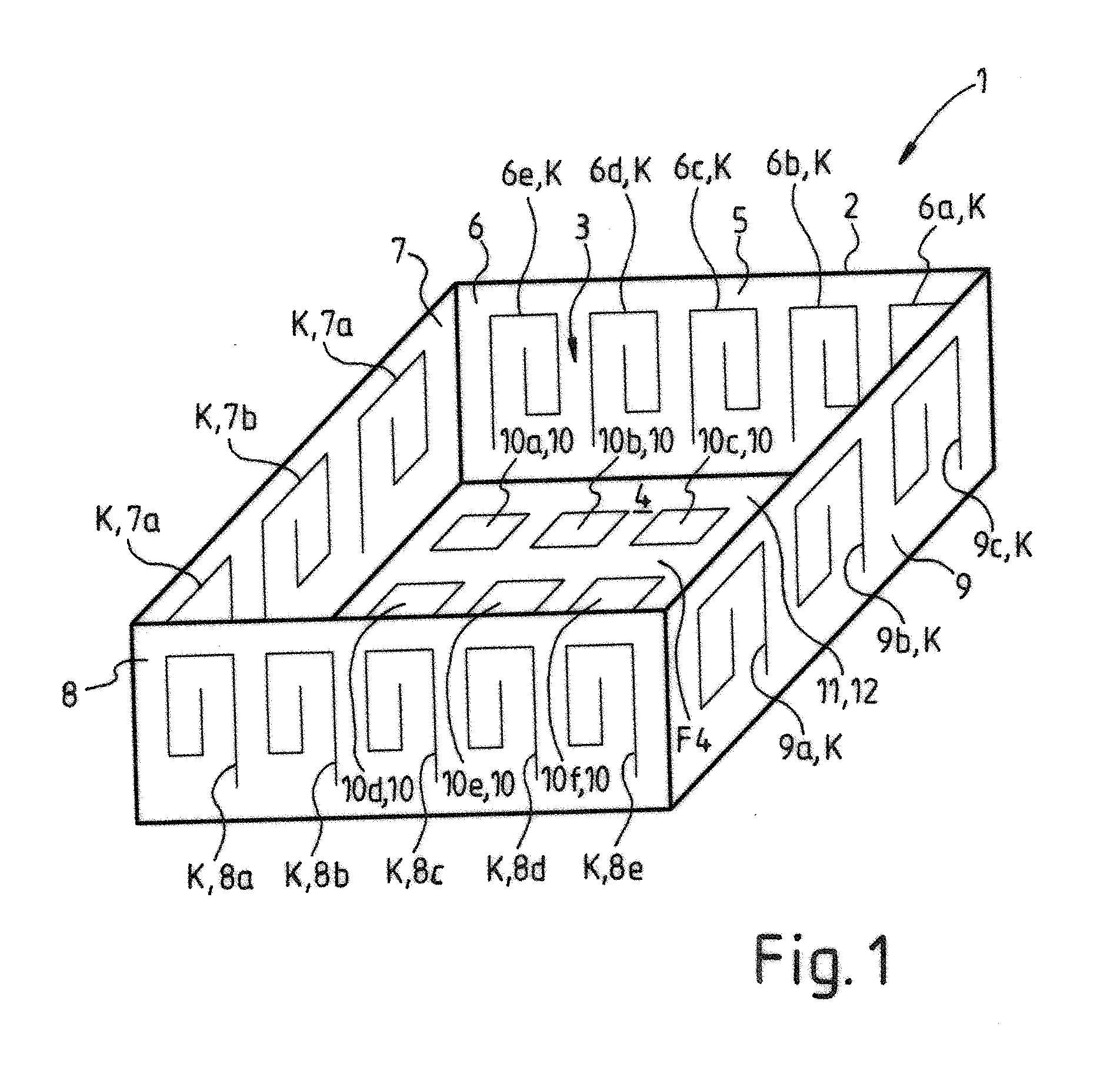 Integration device and method of manufacturing a shell for a cradle