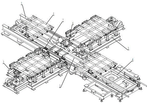 Flexible switching system for vehicle welding production line