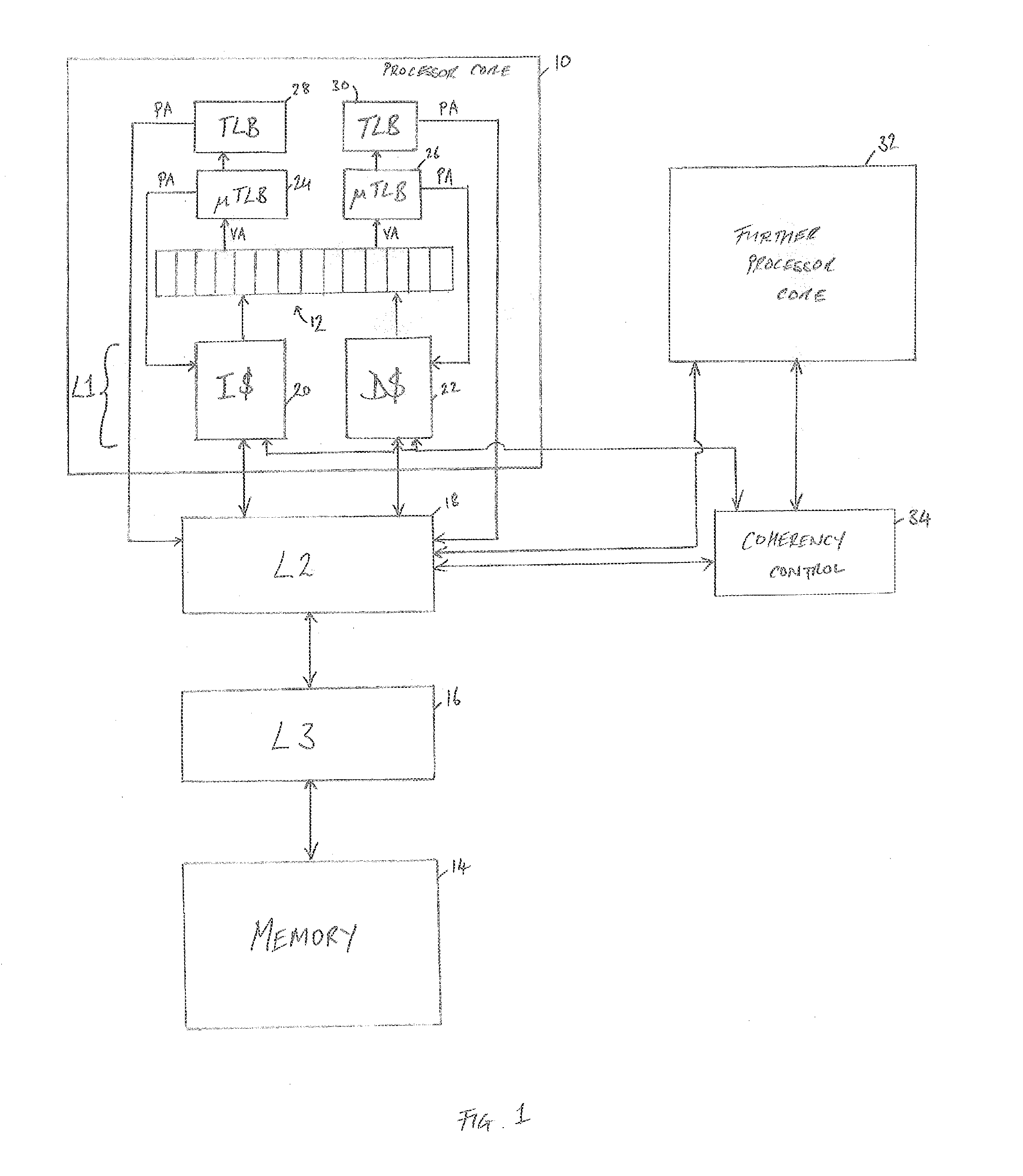 Tracking the content of a cache