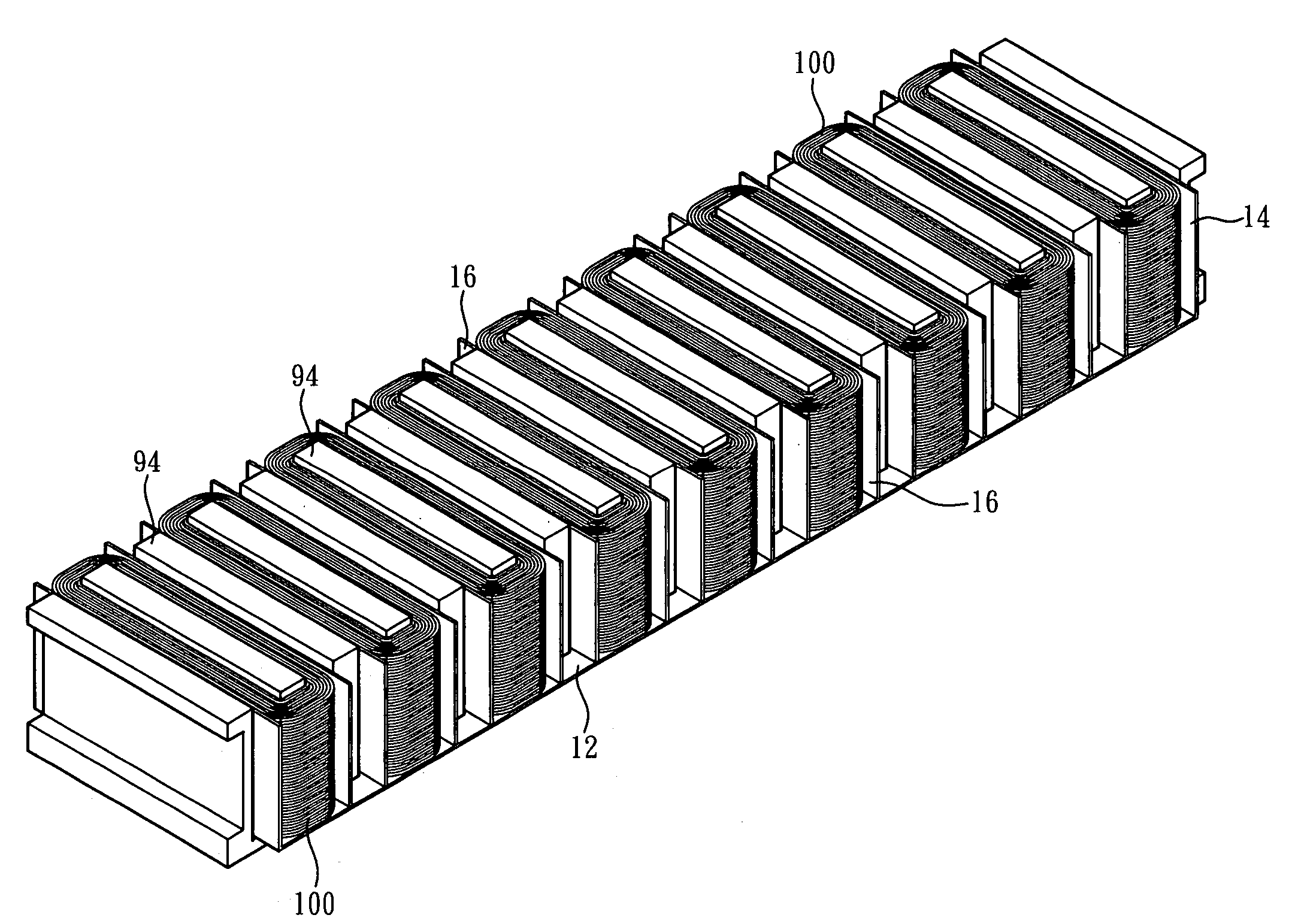 Insulation device for linear motor