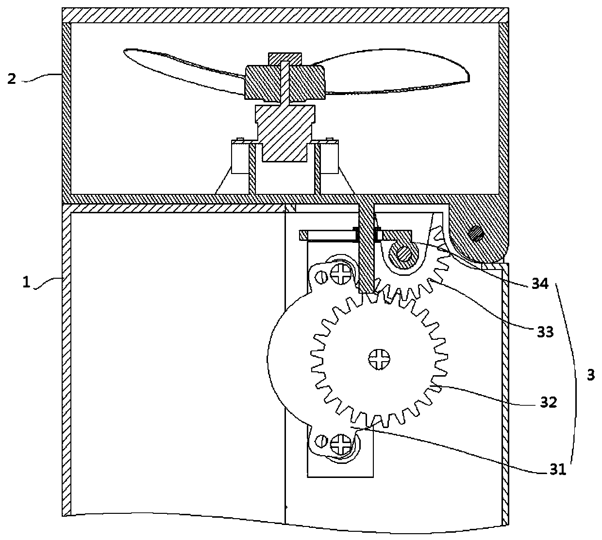 Combined type fan