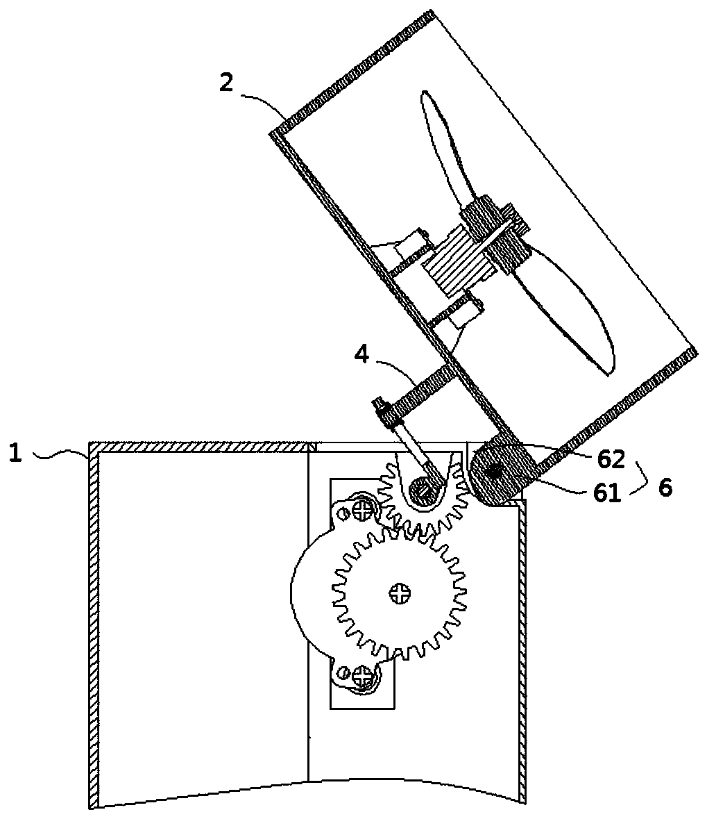 Combined type fan