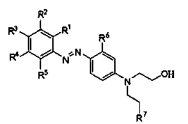 Dyestuff with polymerizable group and preparation of microspheres containing dyestuff