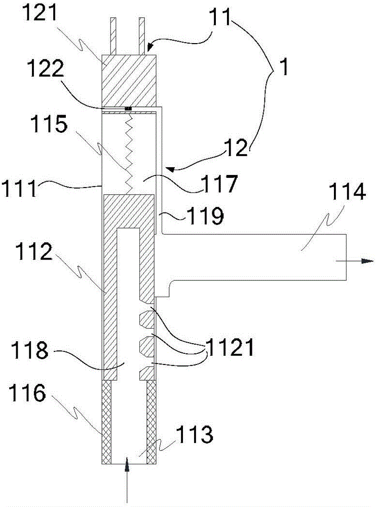 Unloading valve component for air conditioner and air conditioner