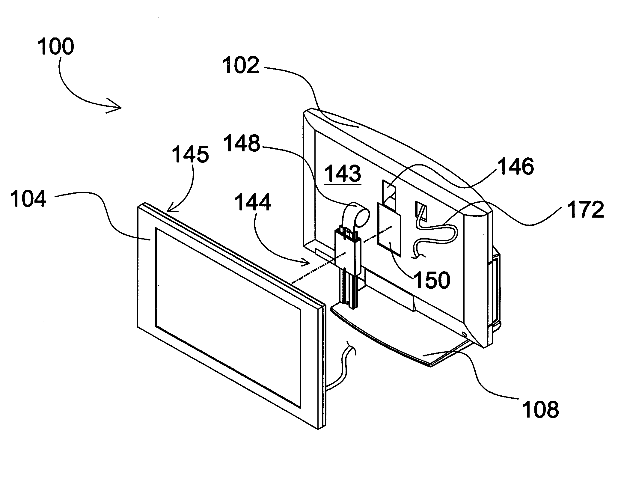 All-in-one computer with height adjustable display