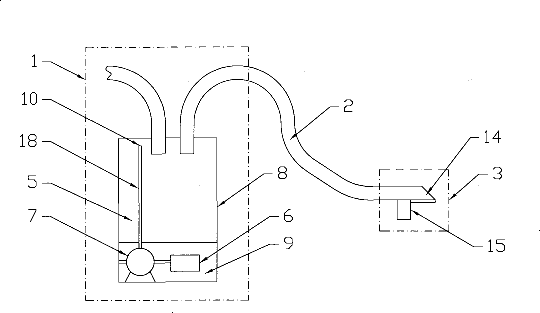 Vacuum mechanical tea picker